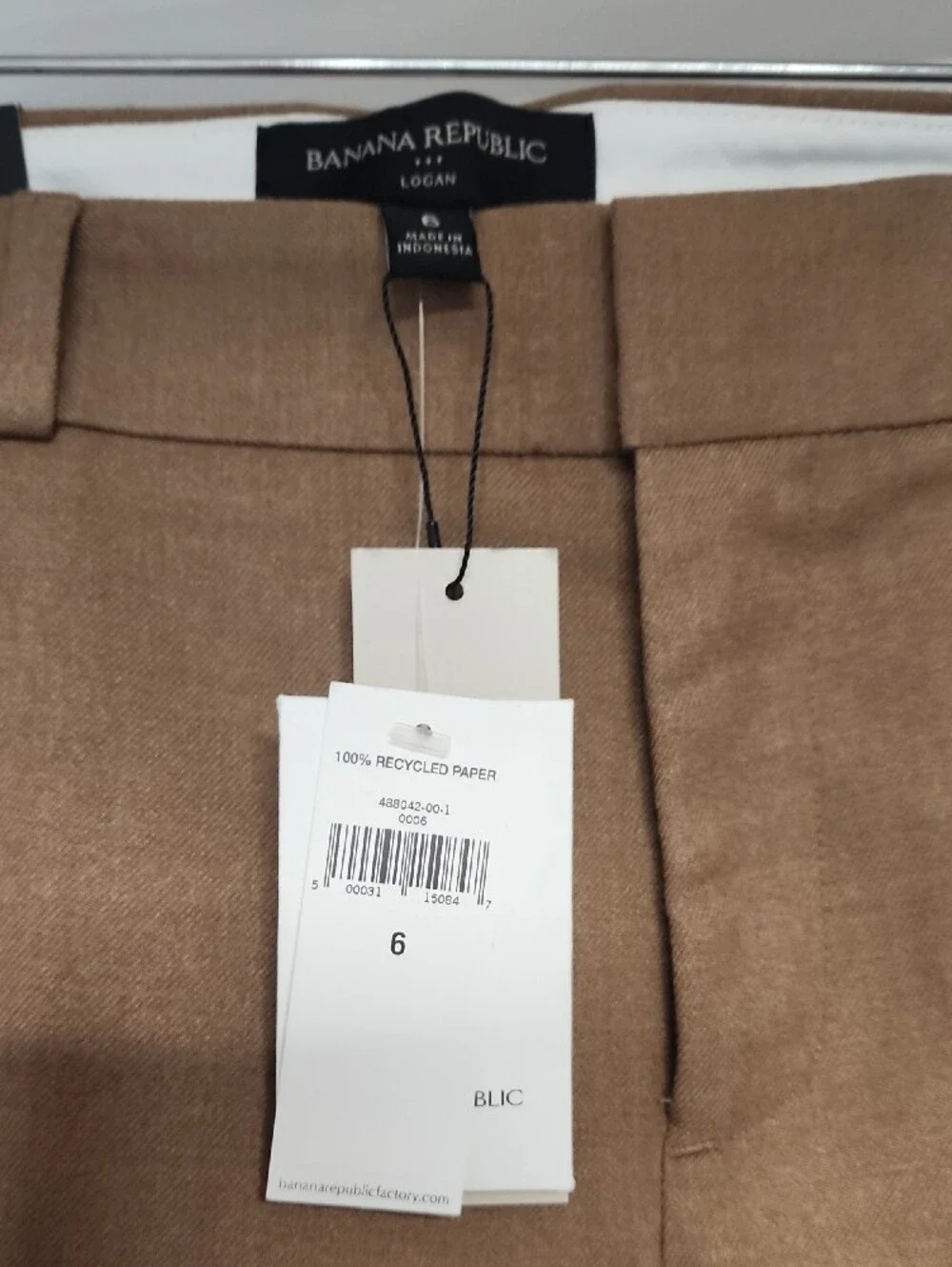 Womens Camel Dress Pants - Logan Fit